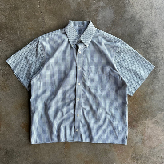 Vintage 00s Cropped Button Up - M