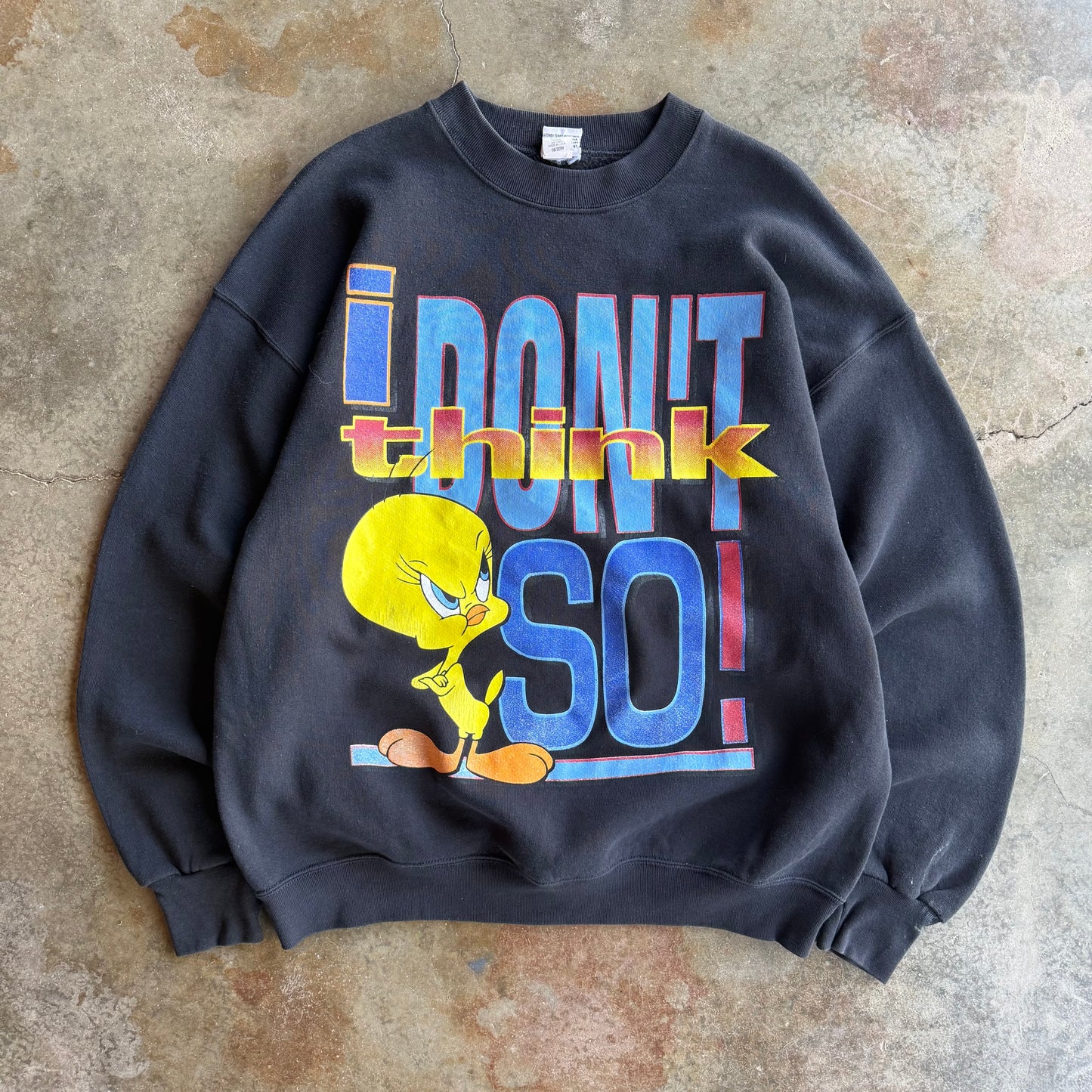 Vintage Tweety Bird Crewneck - L