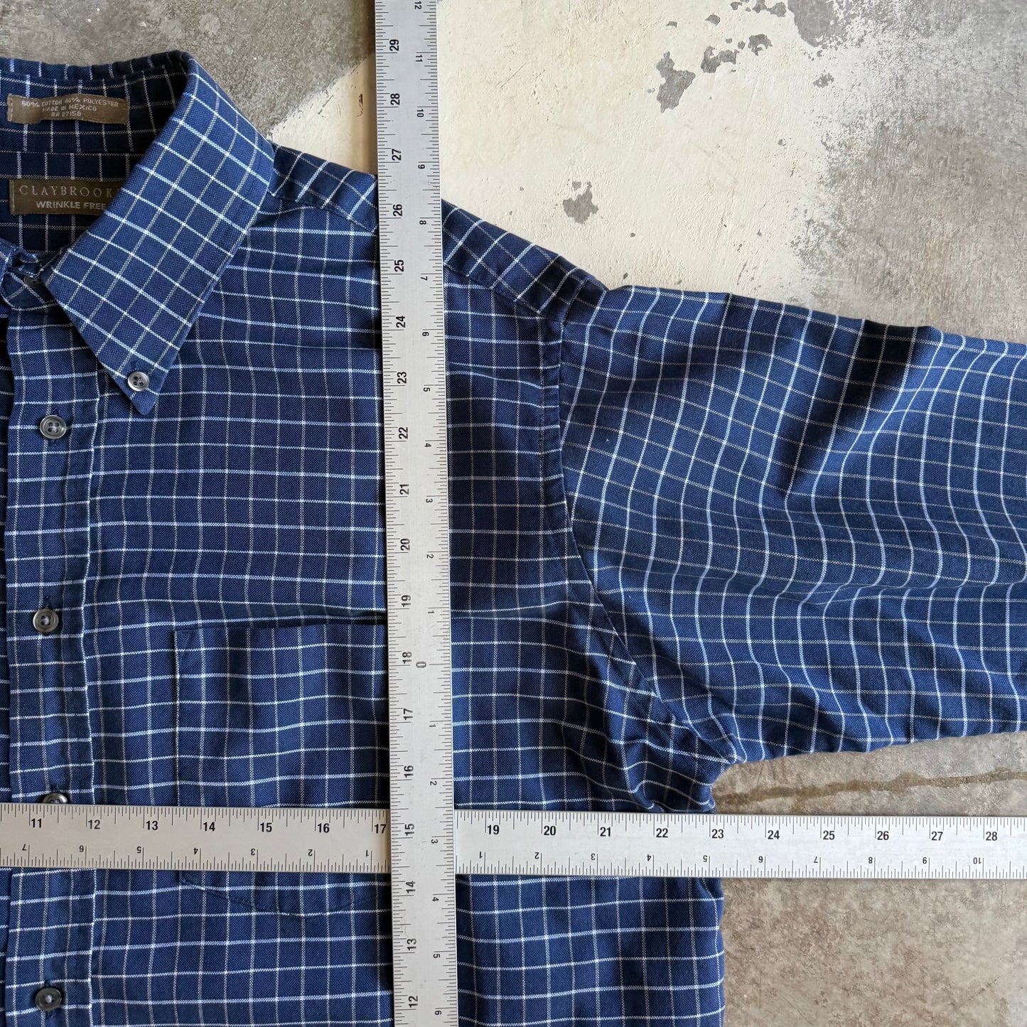 Vintage 00s Cropped Button Flannel - XL