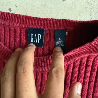 Vintage 00s Gap Striped Sweater - L