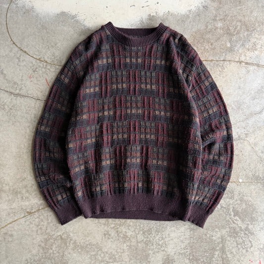 Vintage Grandpa Sweater - L