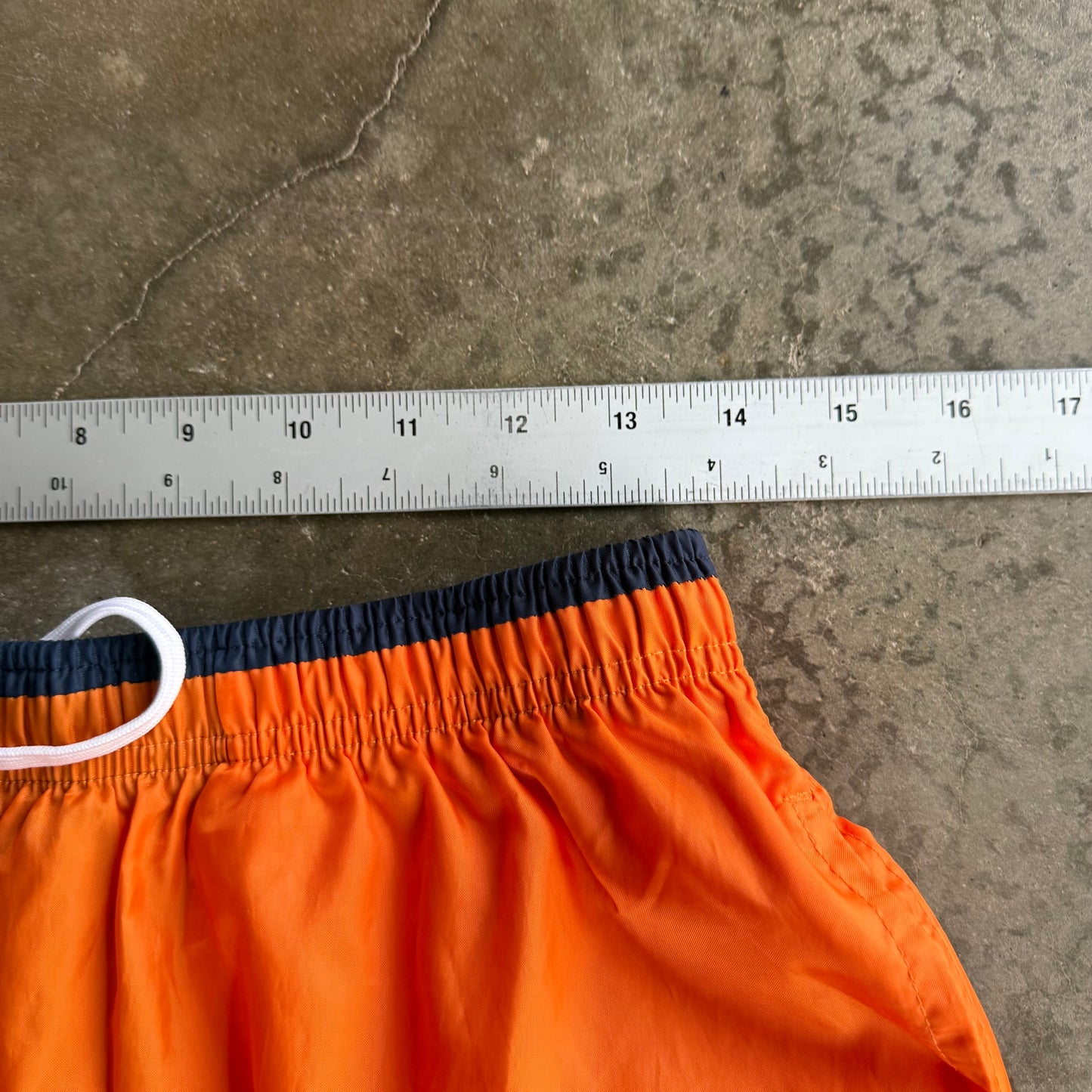 Vintage Orange Nike Track Shorts - L