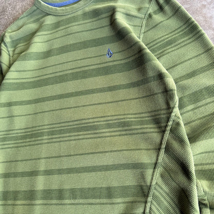 Vintage Y2K Volcom Thermal Long Sleeve - M