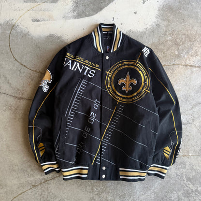 Vintage 00s NFL Saints Jacket - S