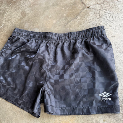 Vintage Black Umbro Shorts - L
