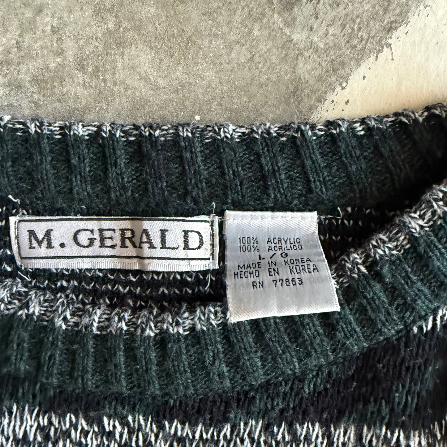 Vintage 90s Knit Sweater - L