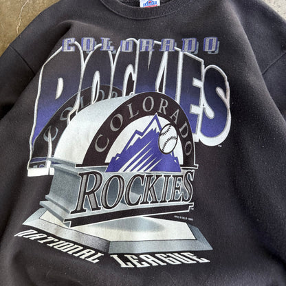 Vintage 90s Colorado Rockies Crewneck - XL