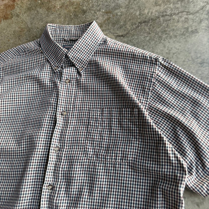 Vintage Boxy Cropped Button Up - L