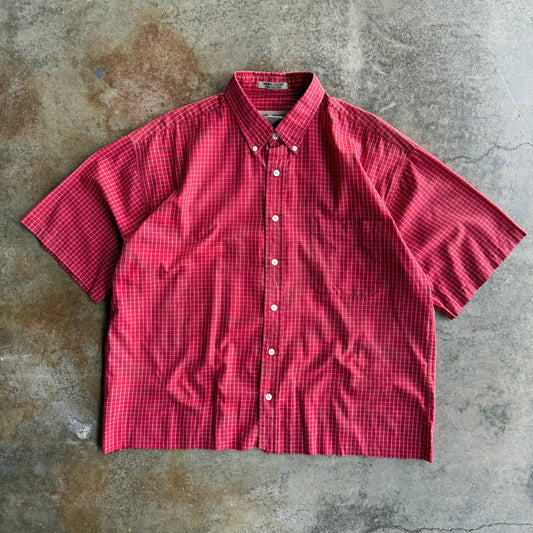 Vintage Boxy Cropped Button Up - L