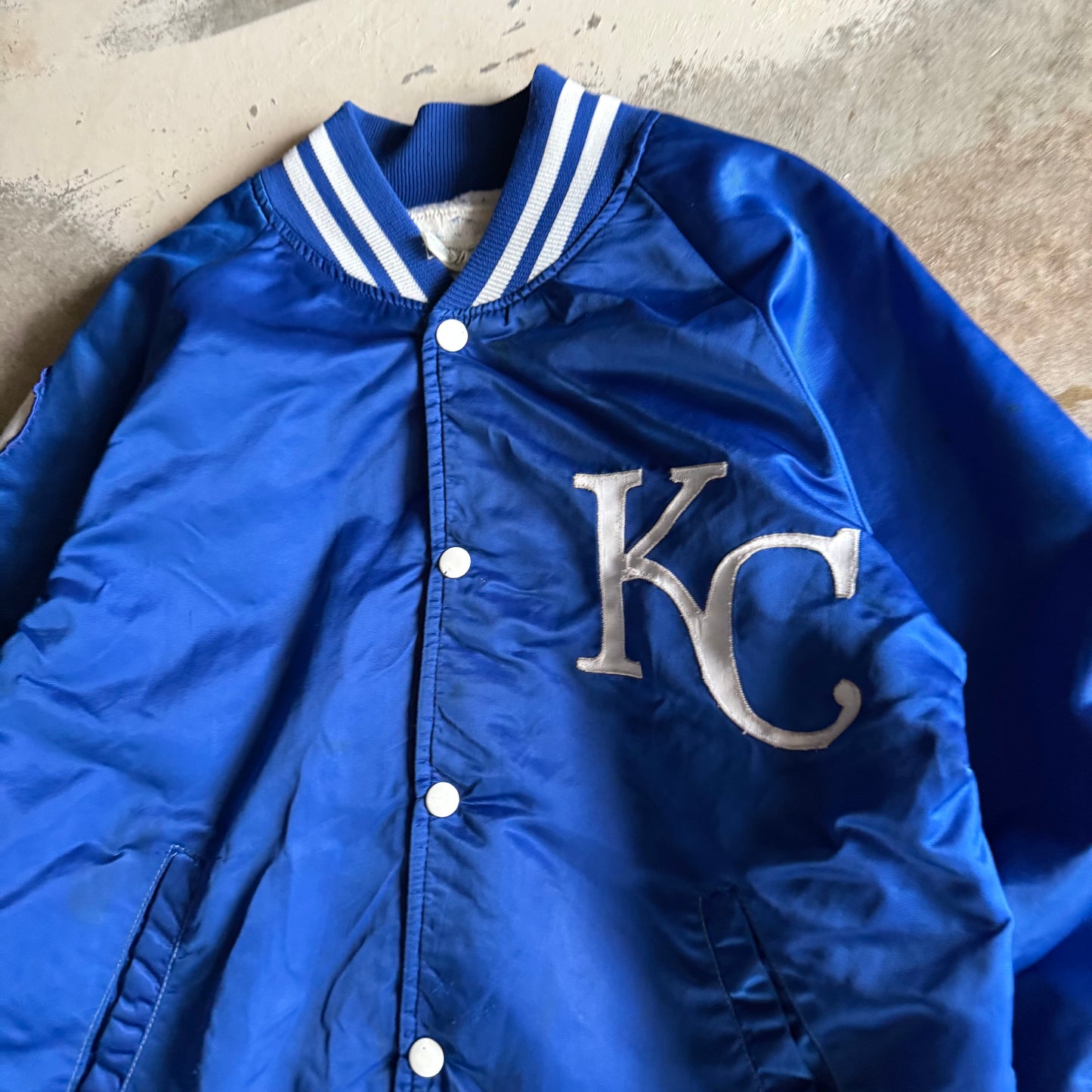 Vintage 80s KC Royals Satan Jacket - XL