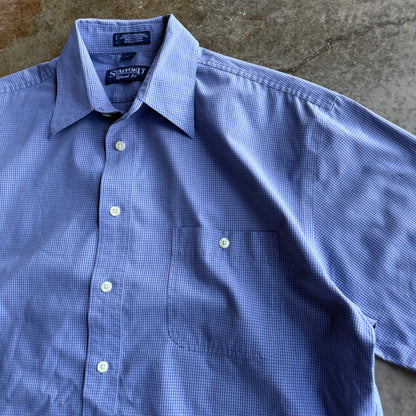 Vintage Boxy Cropped Button Up - XL