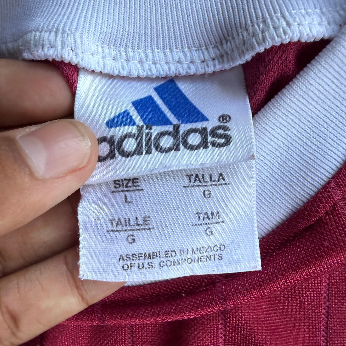 Vintage Adidas Soccer Style Longsleeve - L