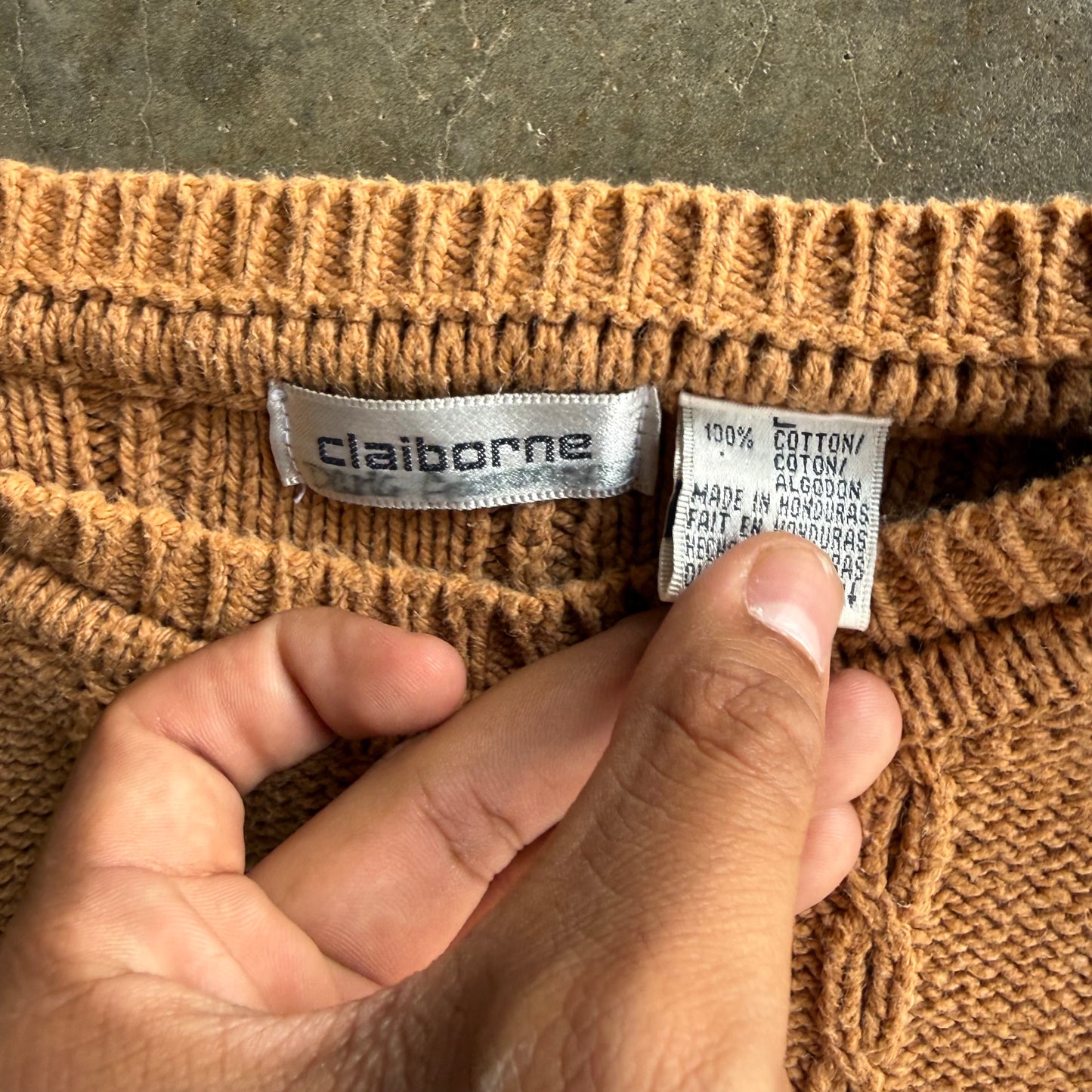 Vintage Grandma Sweater - L