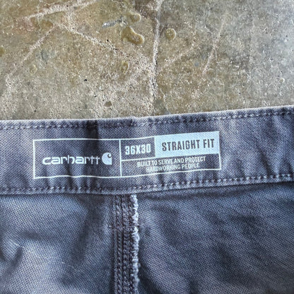 Vintage Baggy Grey Carhartt Double Knee Pants - 36