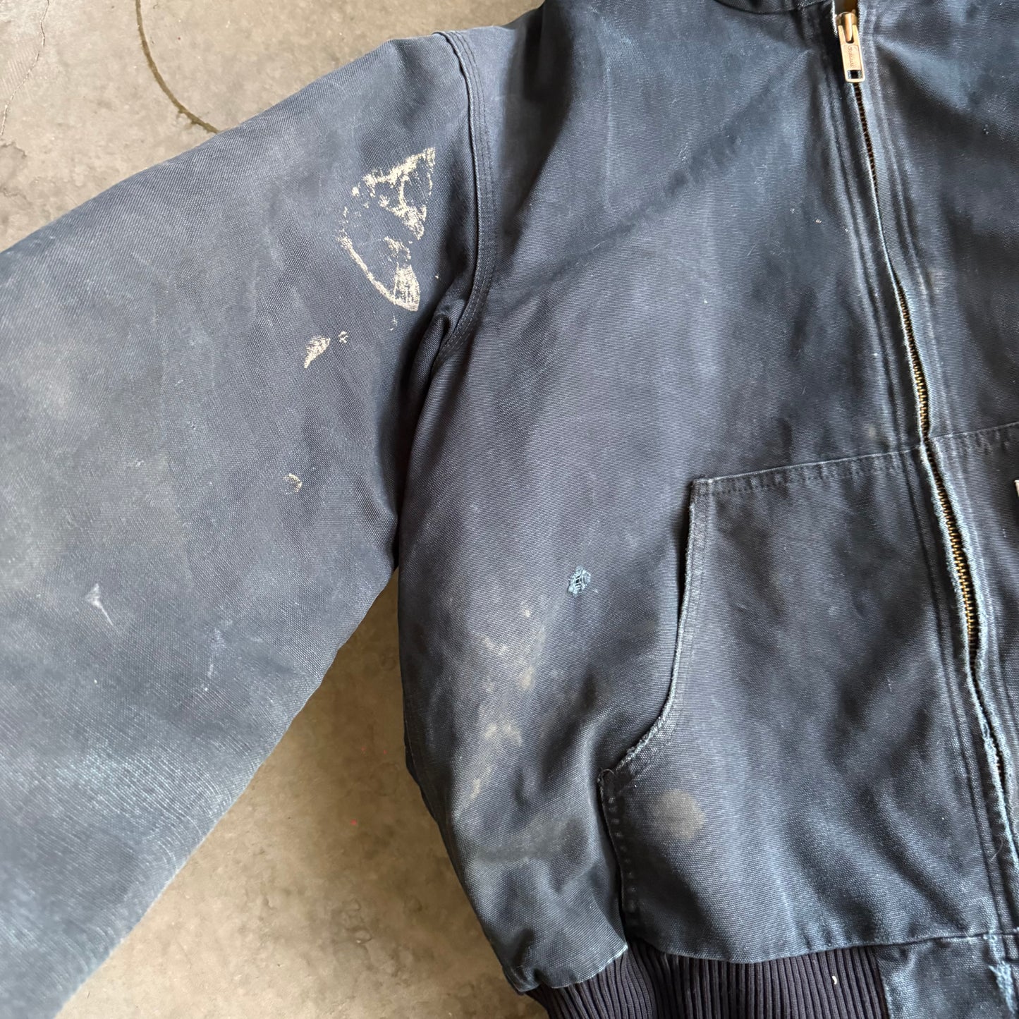 Vintage 00s Hooded Carhartt Jacket - L