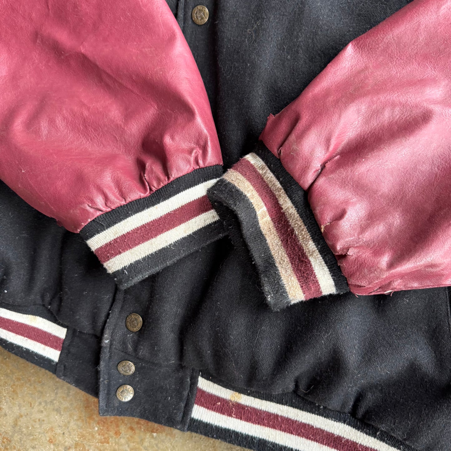 Vintage 00s A&M Letterman Jacket - XL