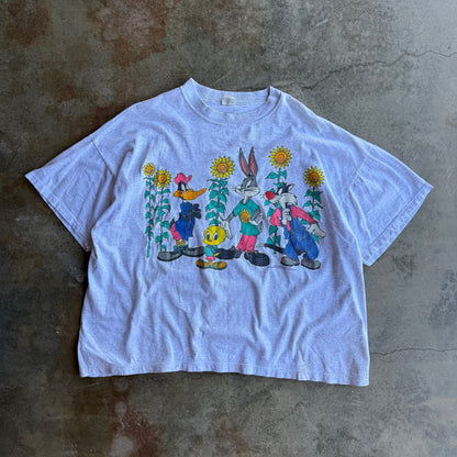 Vintage Boxy Spring Looney Tunes Tshirt - XL