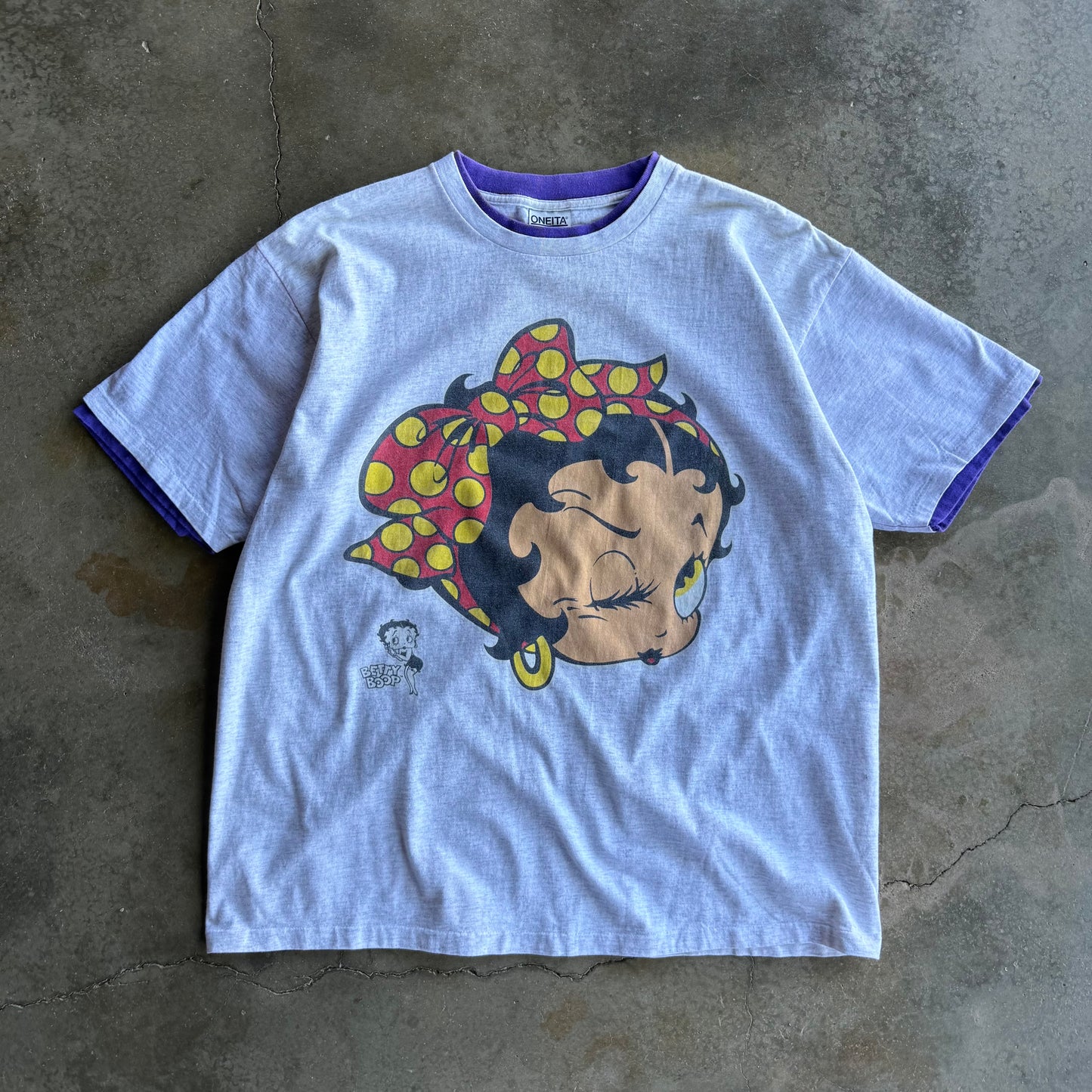 Vintage Big Face Betty Boop Tshirt - XL