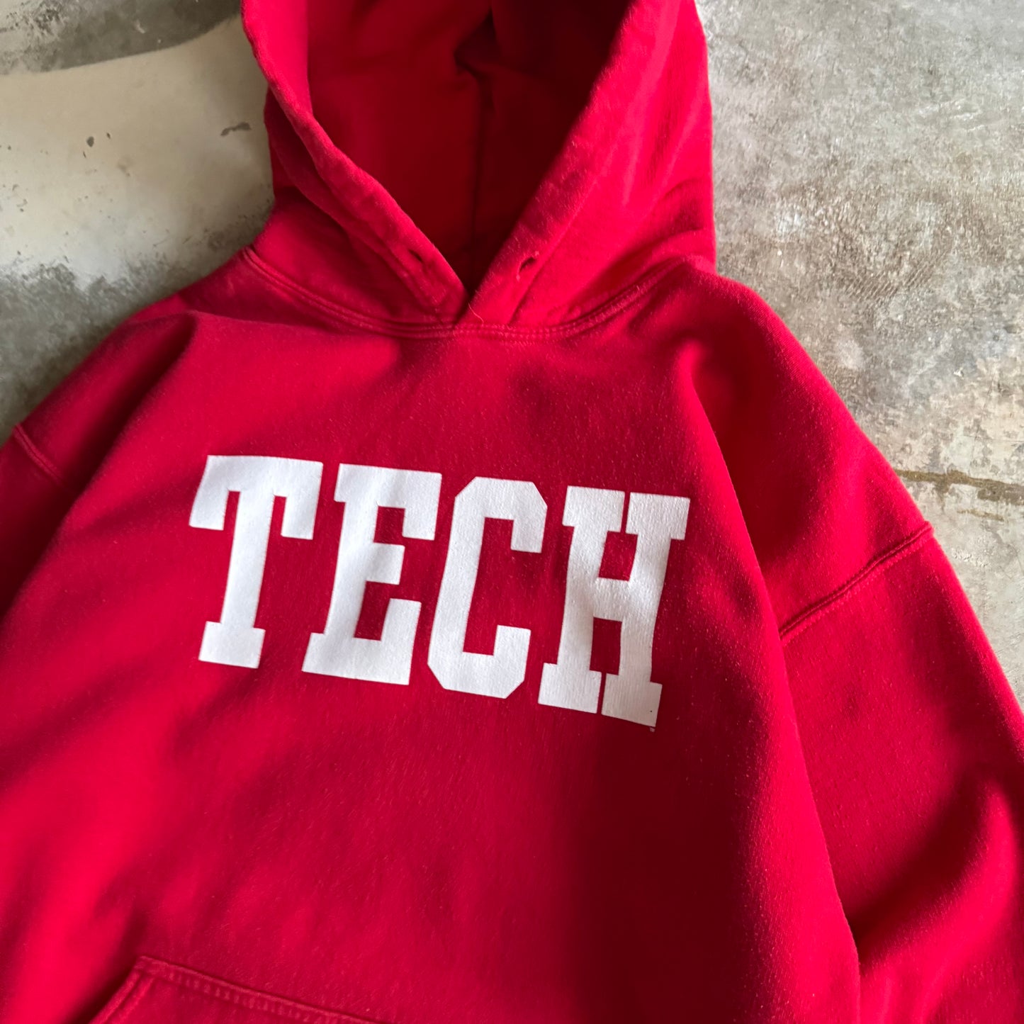 Vintage 90s Texas Tech Track Hoodie - M