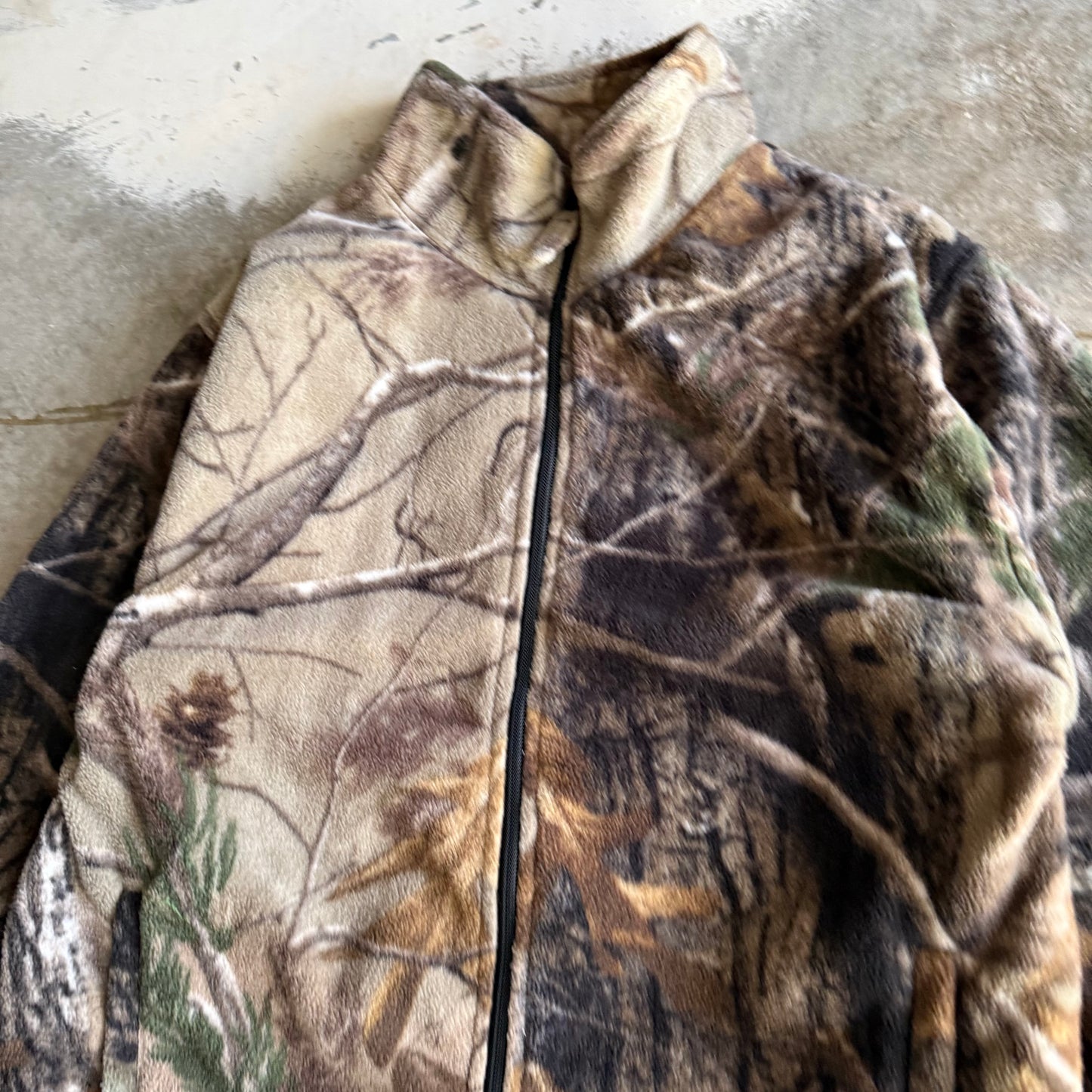 Vintage 00s Realtree Fleece Zip up - L