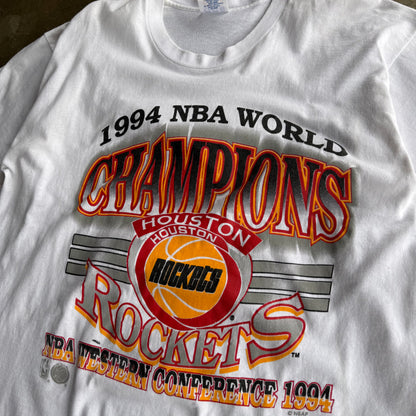 Vintage Cropped Houston Rockets Tshirt - XL