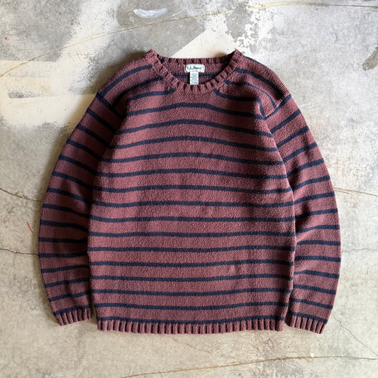 Vintage 00s Striped Sweater Longsleeve- M
