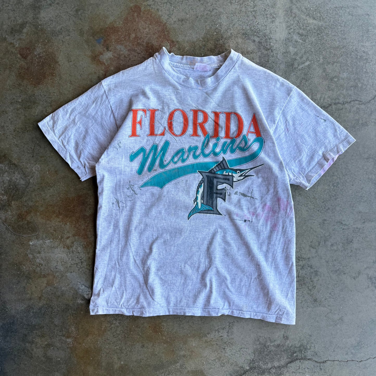 Vintage Florida Marlins Tshirt - L