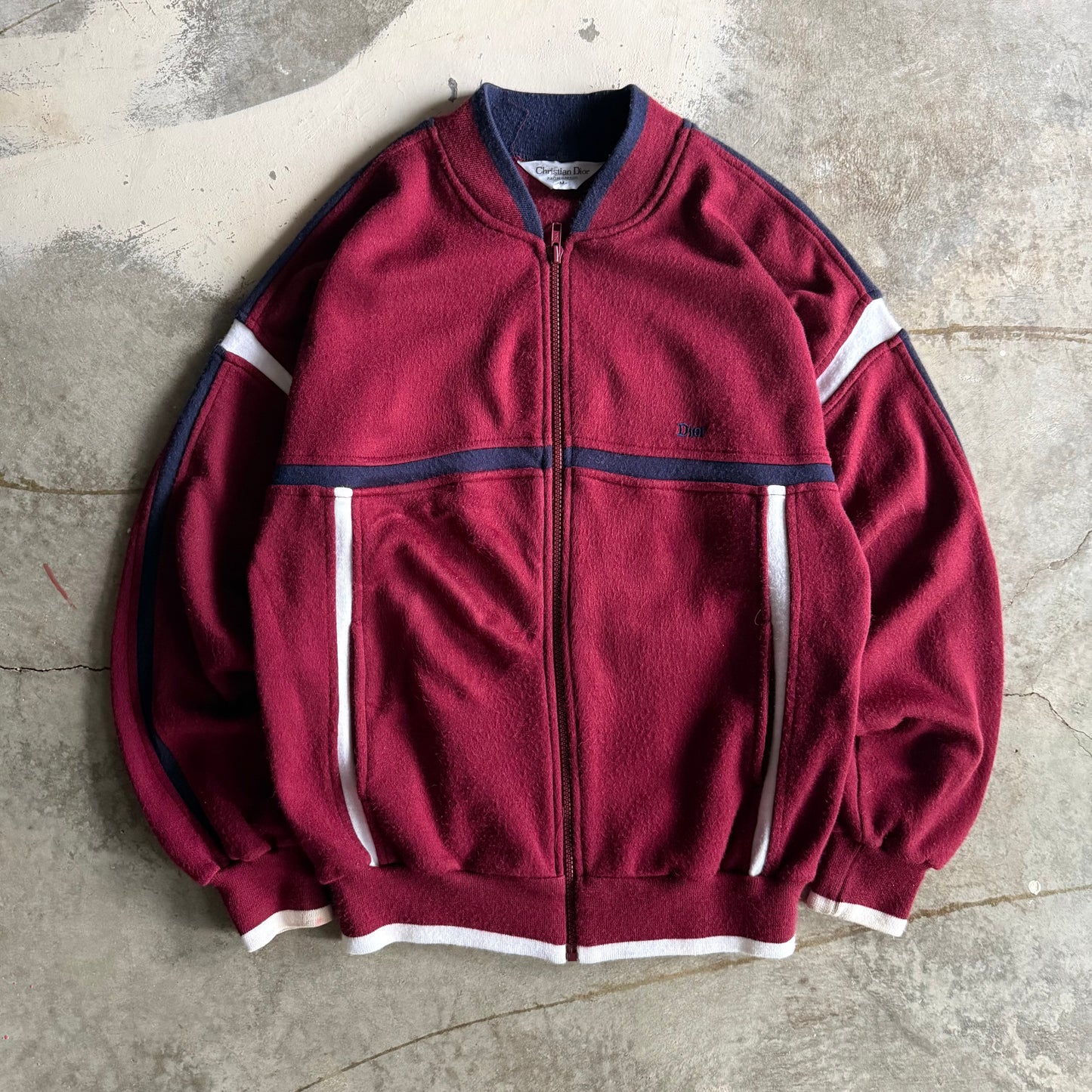 Vintage 80s Christian Dior Zip up - M