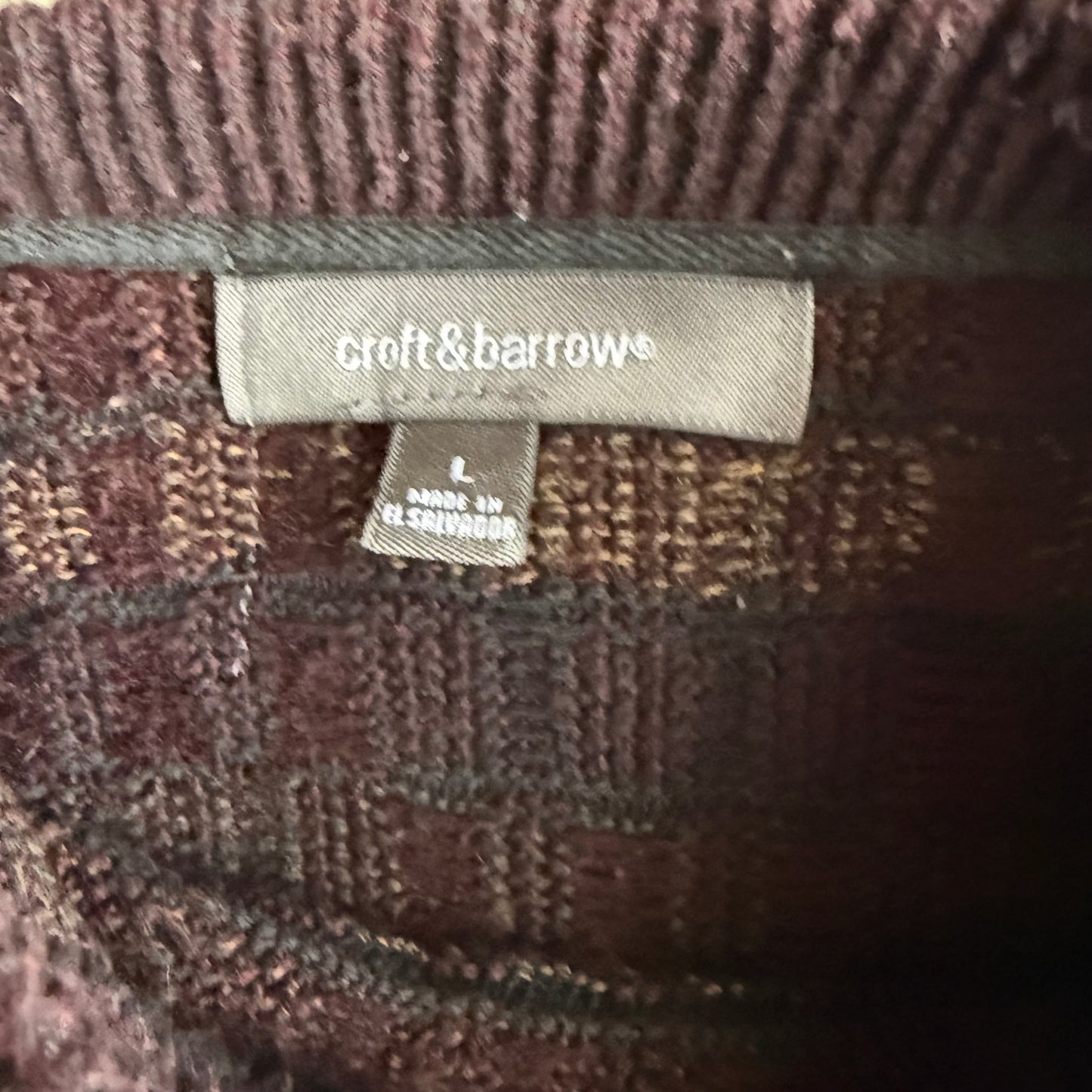 Vintage Grandpa Sweater - L