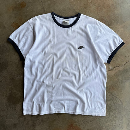 Vintage Ringer Nike Tshirt - L