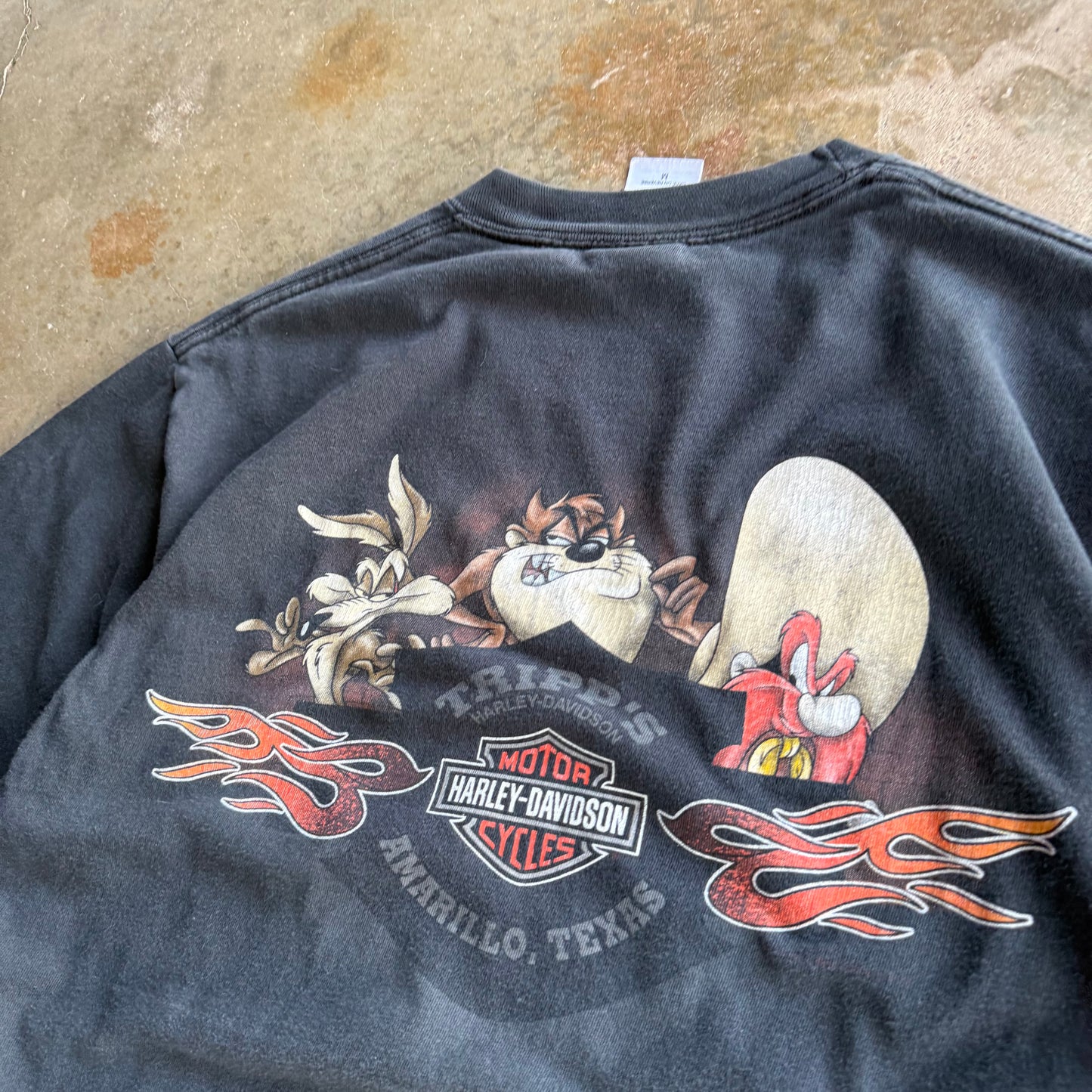 Vintage Harley Davidson Taz Tshirt - M