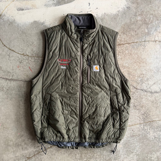 Green Carhartt Puffer Vest - L