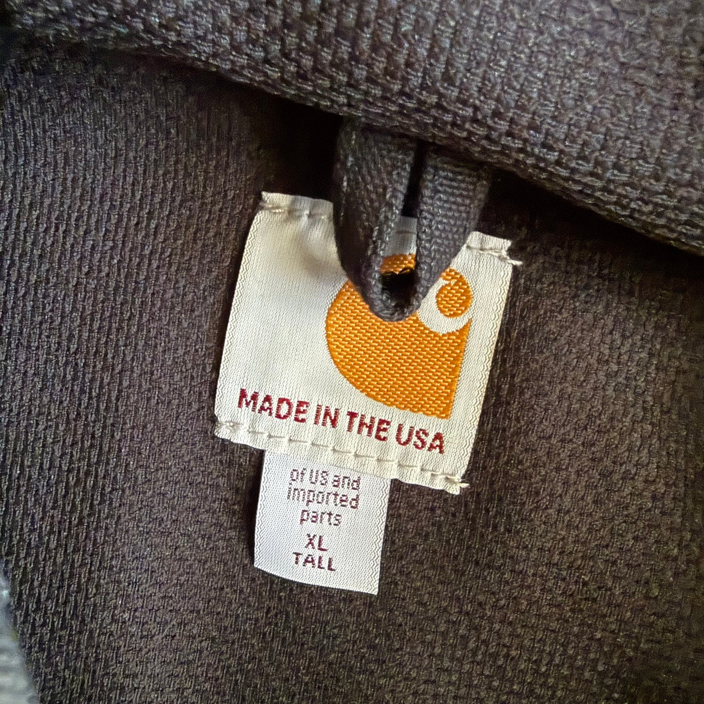 Vintage 90s Hooded Trucker Carhartt Jacket - XL