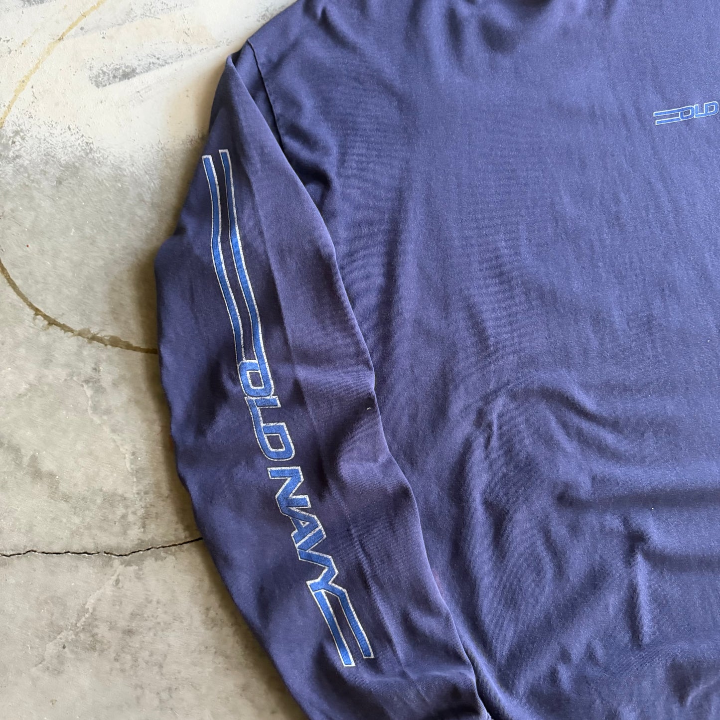 Vintage 90s Heavily Distressed Old Navy Longsleeve- L