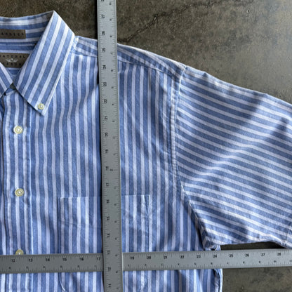 Vintage Boxy Cropped Button Up - L