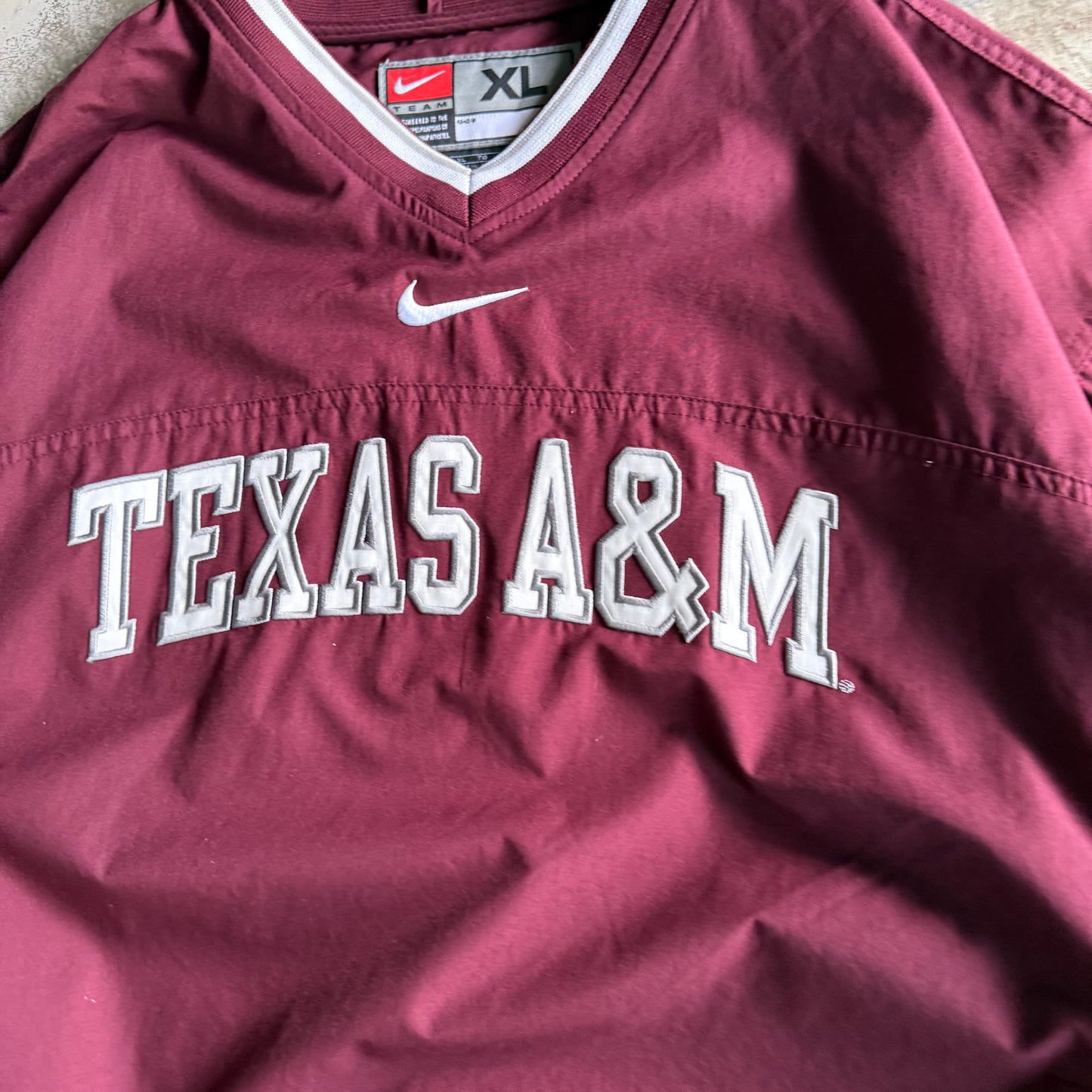 Vintage 00s Texas A&M Nike Windbreaker Jacket - XL