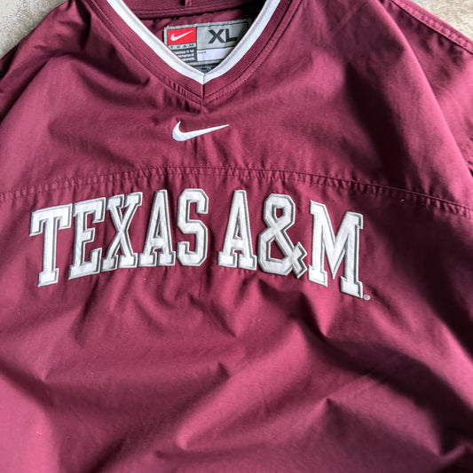 Vintage 00s Texas A&M Nike Windbreaker Jacket - XL