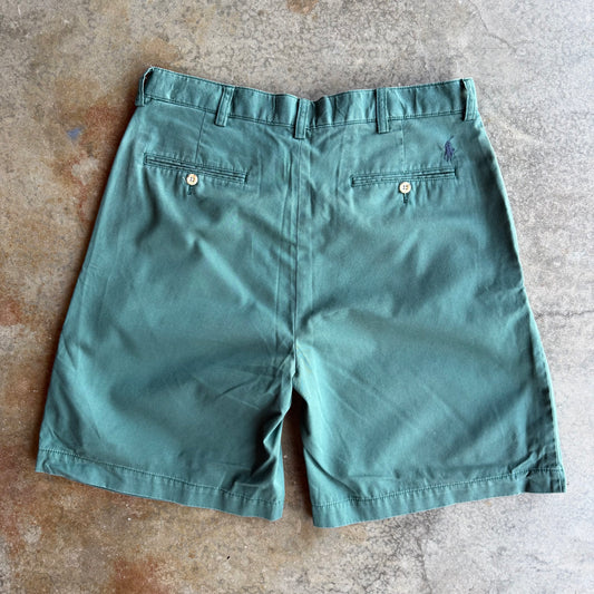 Vintage Green Polo Ralph Lauren Shorts - 34