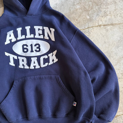 Vintage 00s Russell Athletic Track Hoodie - L