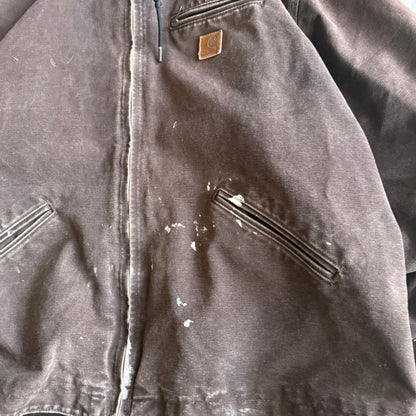 Vintage 00s Hooded Carhartt Jacket - XL
