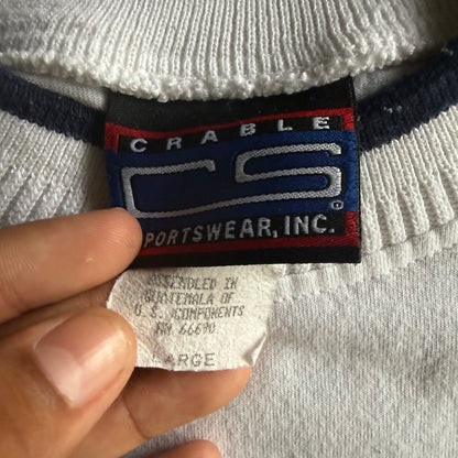 Vintage 90s Yankees Quarter Sleeve - L