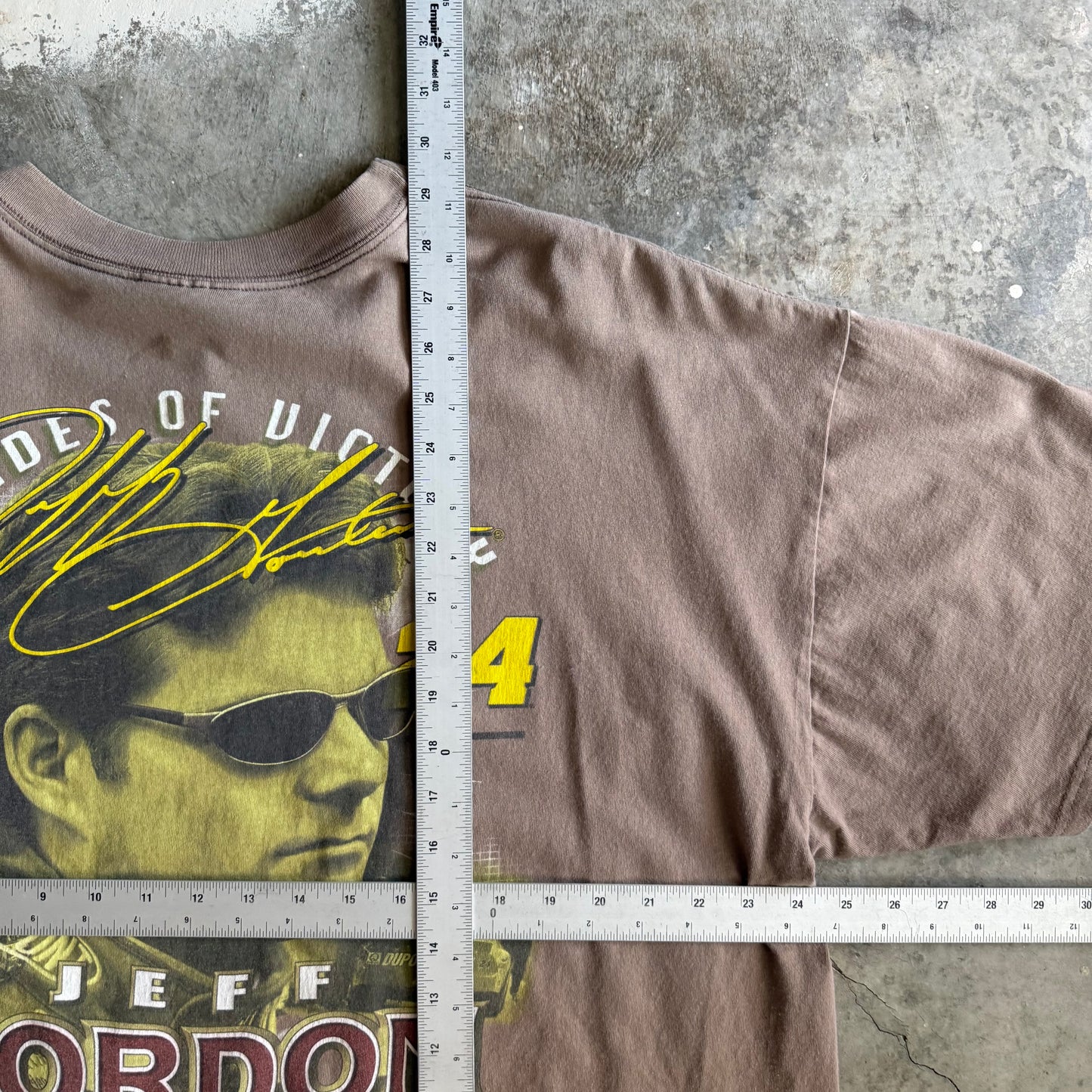 Vintage 90s NASCAR Jeff Gordan Tshirt - XL