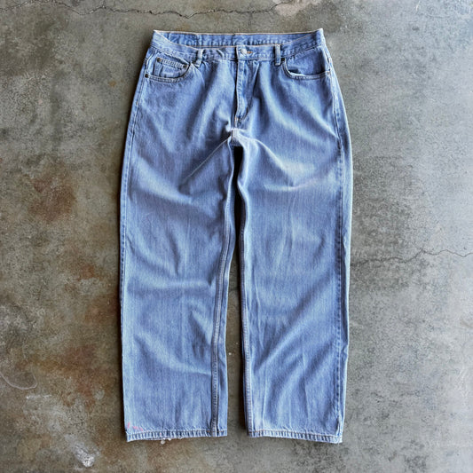 Vintage Faded Baggy Jeans - 36