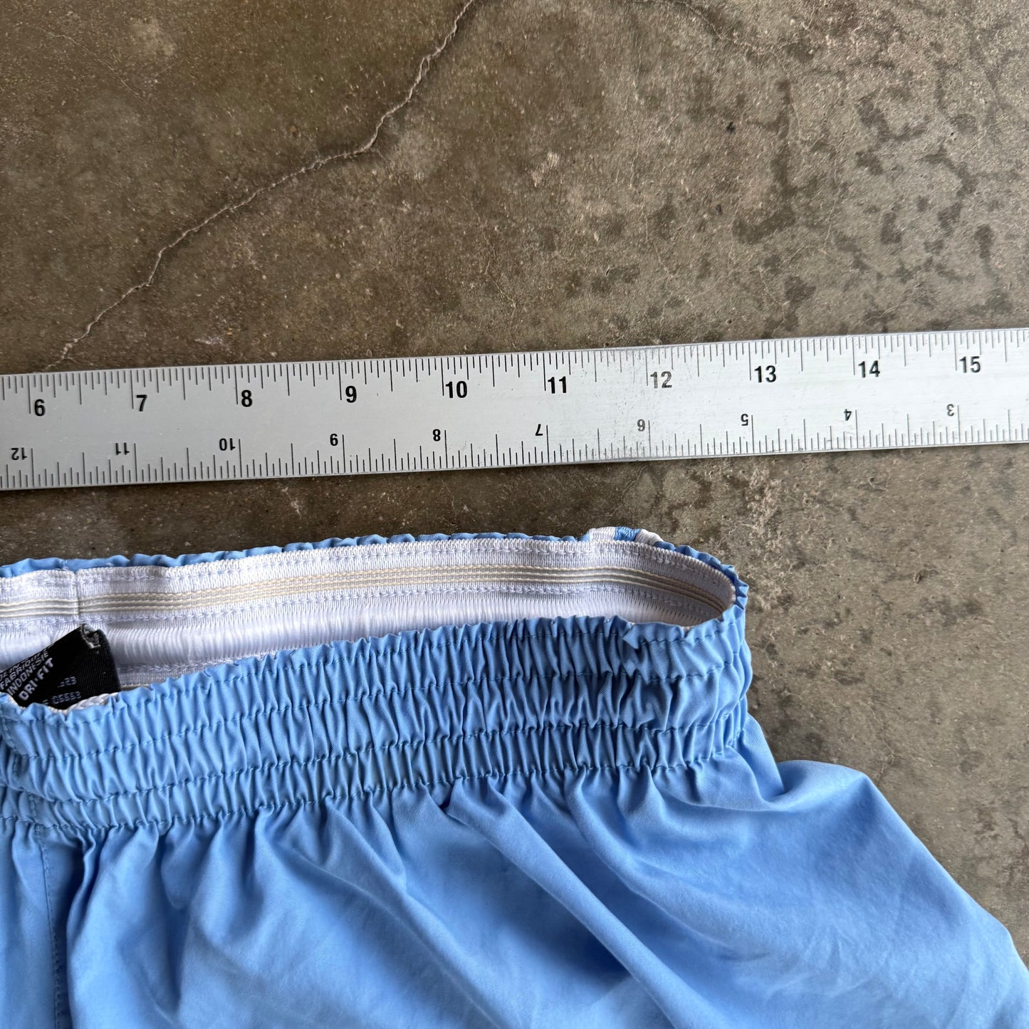 Vintage Blue Nike Track Shorts - M