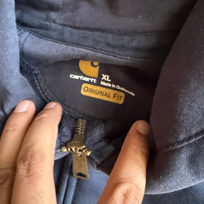 Vintage 00s Carhartt Zip Up Hoodie - XL