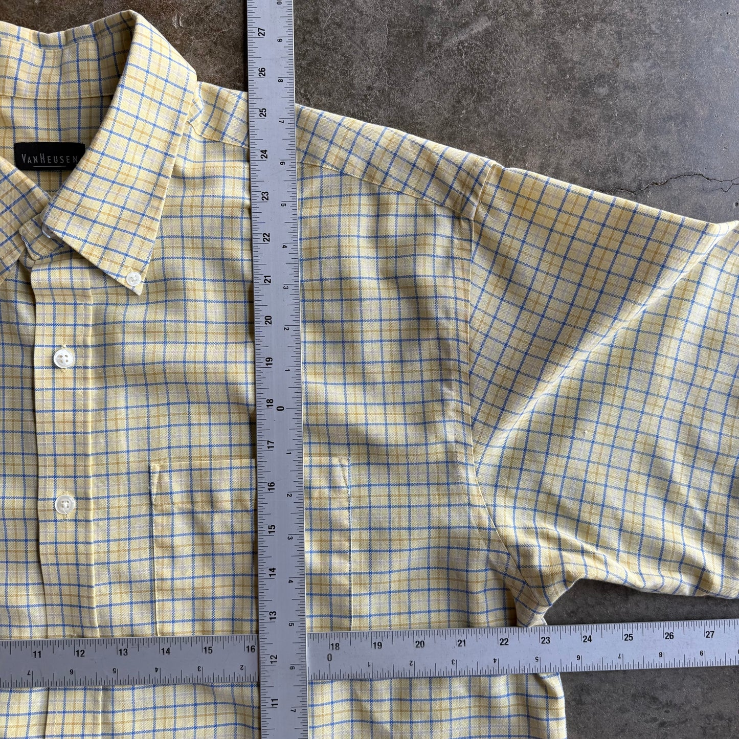 Vintage Boxy Cropped Button Up - L