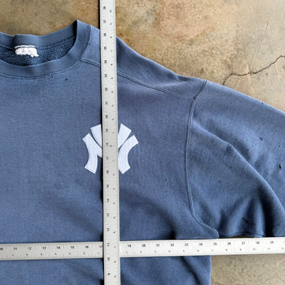 Vintage New York Yankees Distressed Crewneck - XL