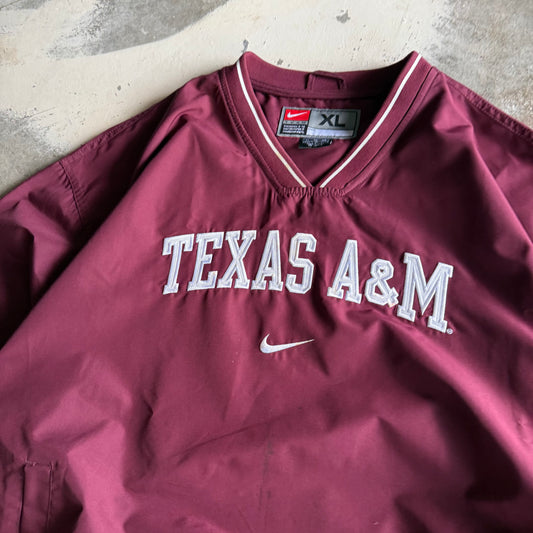 Vintage 00s Texas A&M Nike Windbreaker Jacket - XL