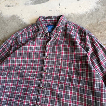 Vintage 00s Cropped Flannel - XL