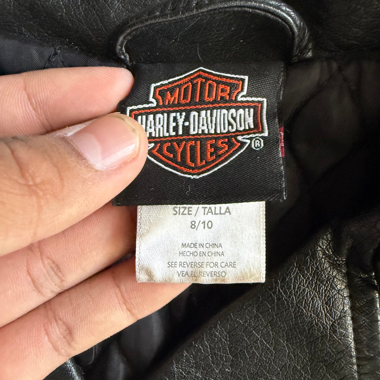 Vintage Kids 00s Harley Davidson Jacket - S